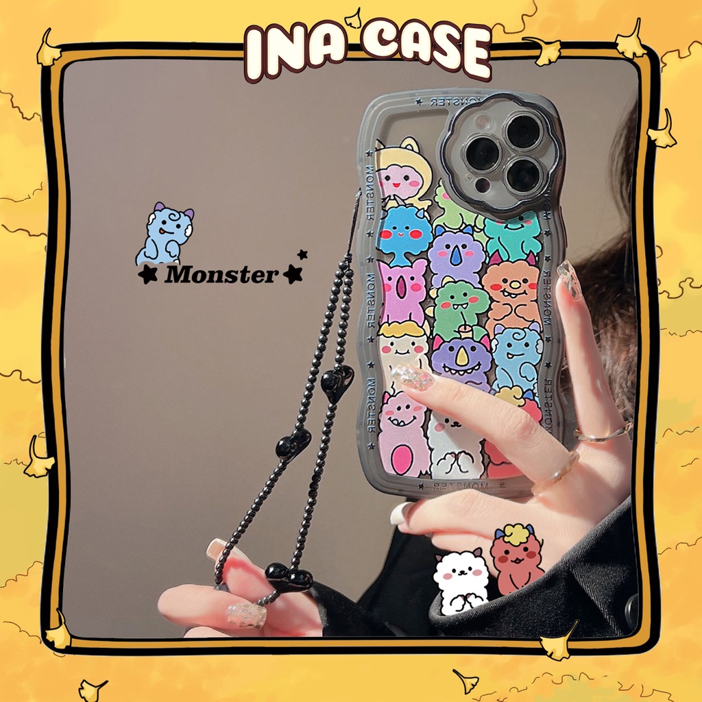 เคสไอโฟนมอนสเตอร์ (NO STRING INCLUDED) 15promax/ 15pro/ 15plus/ 15/ 14promax/ 14pro/ 14/ 13promax/ 1