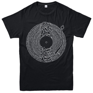 [COD] {พร้อมส่ง เสื้อยืดแขนสั้น พิมพ์ลาย Unknown Pleres Joy Division Record Ian Curtis สีดํา พลัสไซซ์ ของขวัญวันเกิ