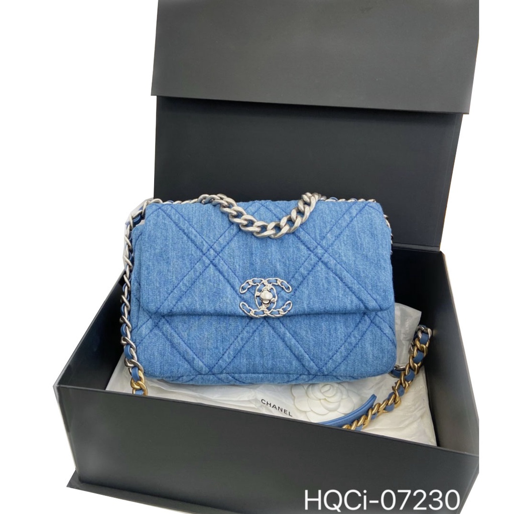 ஐ﹍กระเป๋า Chanel CHANEL ผู้หญิง สียีนส์ สะพายข้าง Messenger bag แท้