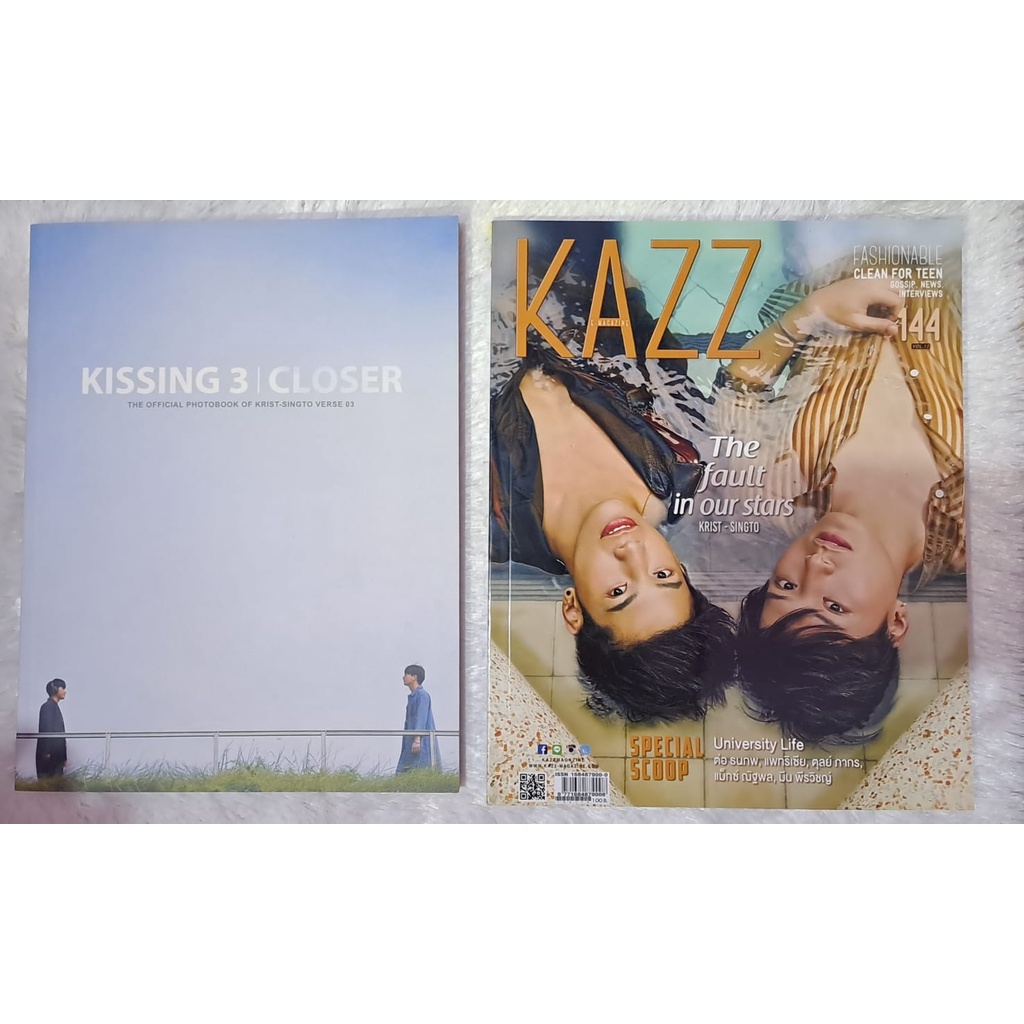 [PRELOVED] Kristsingto KISSING 3 CLOSER PHOTOBOOK & KAZZ MAGAZINE