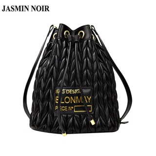 Jasmin NOIR กระเป๋าสะพายไหล่ สะพายข้าง ลายดอกไม้ เรียบง่าย สําหรับผู้หญิง