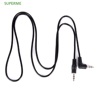 Superme สายเคเบิลแจ็คเสียงสเตอริโอ AUX ตัวผู้ เป็นตัวผู้ 3.5 มม. สําหรับ MP3 iPod รถยนต์ ขายดี