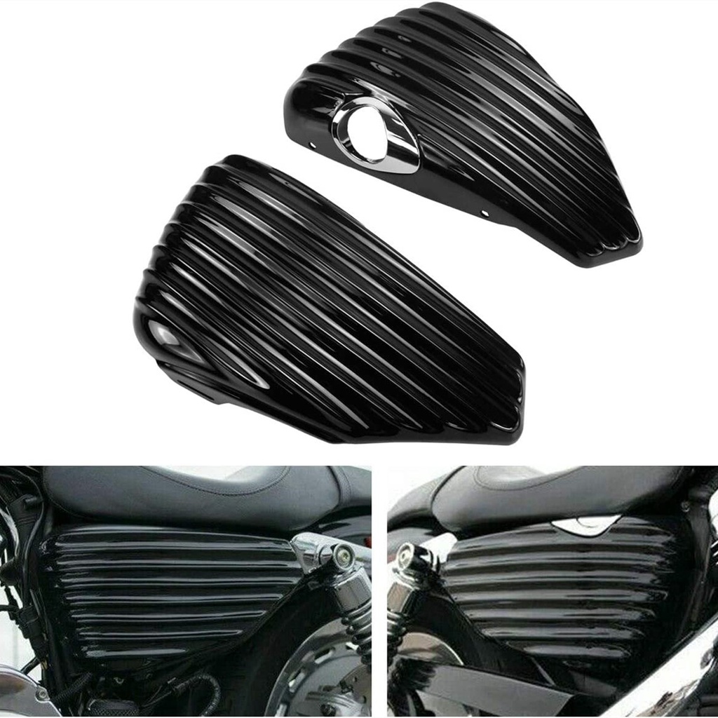 ฝาครอบแบตเตอรี่ด้านข้าง สำหรับ Harley Sportster 48 72 XL883 XL1200 2004-2013