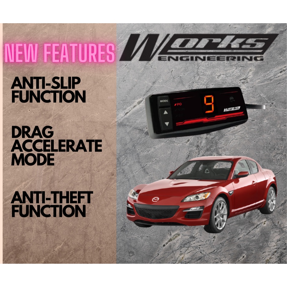 Works Engineering Works E-Drive 4S ตัวควบคุมคันเร่ง - Mazda RX8 2003