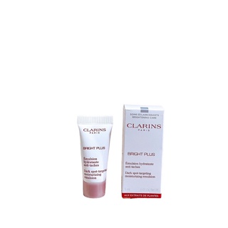 CLARINS Bright Plus Emulsion 5ml (EXP 08/2569)ของเเท้💯% ผลิตภัณฑ์บำรุงผิวหน้าเพื่อผิวขาวกระจ่างใส