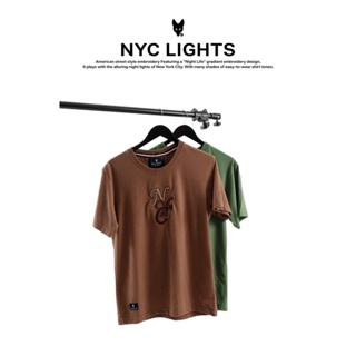 Memo By Hashtag เสื้อยืดแขนสั้น ทรงผู้ชาย รุ่น NYC LIGHT สินค้าลิขสิทธิ์แท้