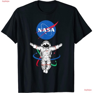 loylaiya องค์การนาซา เสื้อยืดผู้ชาย เสื้อผู้หญิง The Official Astronaut Atom NASA T-Shirt เสื้อยืดพิมลาย cotton เสื_49