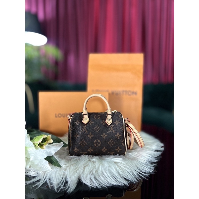 LV Louis Vuitton Speedy nano 20 งานแปลง