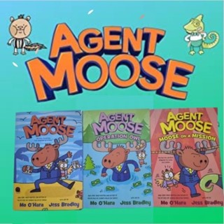 หนังสือการ์ตูน แนวแฟนตาซี สืบสวนสอบสวน Agent Moose เซต 3 เล่ม