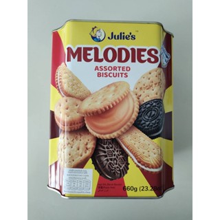 Julies MELODIES  จูลี่ส์ เมโลดีส์ ขนมปังกรอบรวมรส 660 ก.