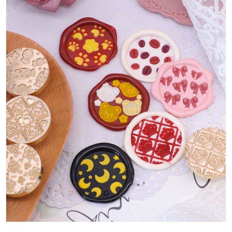 ตราประทับขี้ผึ้ง ทองแดง แฮนด์เมด DIY รูปที่ 8