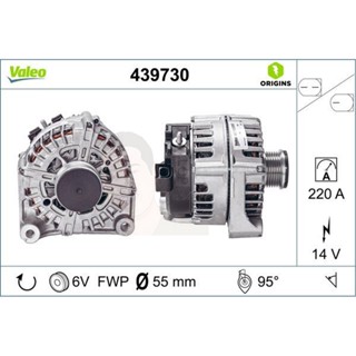 439730 ไดชาร์จ Valeo รุ่น BMW N47 Series 5 F10/ X3 F25