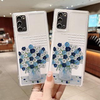 SAMSUNG เคสโทรศัพท์มือถือ แบบใส ลายดอกไม้ สําหรับ ซัมซุง S22 ULTRA A03 A13 A12 A31 A32 A53 A52 A10S A51 A71 A50 A20 Note 10 Pro