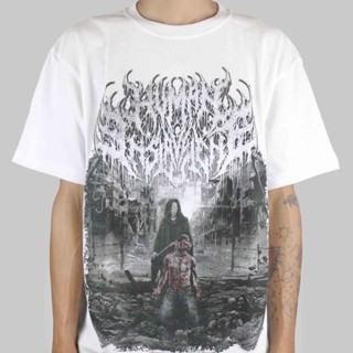 เสื้อยืด Metalgear - HUMAN INSLAVEMENT - SLAMMING WHITE