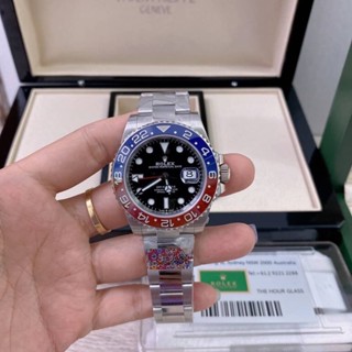 Rolex GMT Master II  ✅โรงงาน  clean โรงงานลำดับหนึ่งของGMT ✅กระจกแซฟไฟร์แท้100% พร้อมส่ง