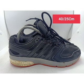 Adidas Size 40 ยาว 25 รองเท้ามือสอง ผ้าใบ แฟชั่น ทำงาน ลำลอง เดิน  เที่ยว วิ่ง ออกกำลังกาย เกรด A+(P2)