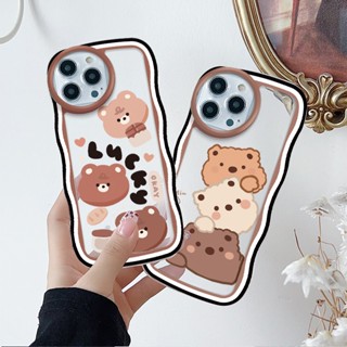 เคสโทรศัพท์มือถือ ซิลิโคนนุ่ม TPU ลายหมีน่ารัก สําหรับ Realme C2 3 5 5s 5i 6 6i 7i 8 9 10 C11 C12 C17 C20 C21Y C25Y C25 C25s C31 C33 C35 C30S C55 C15 Narzo 20 30A 50 50i 50A Prime Pro เคส | St H106