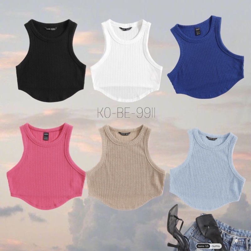 เสื้อแขนกุดสายฝอ เนื้อผ้าดีมากกก สีตรงปก พร้อมส่ง