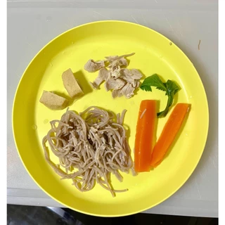 Mee kun บะหมี่ผัก ผสมควินัวและผงตับ อาหารเด็ก 9 เดือนขึ้นไป ไม่มีไข่ ฝึก blw
