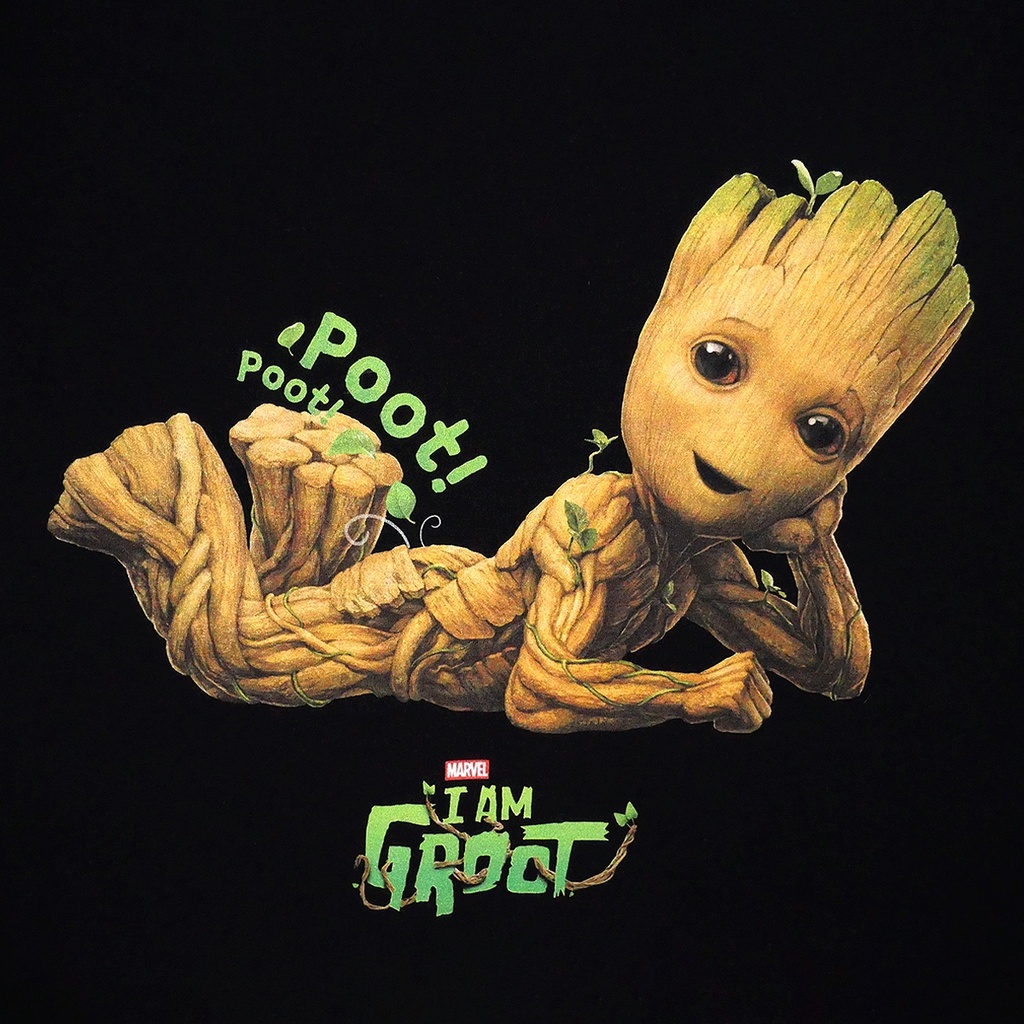Power 7 Shop เสื้อยืดการ์ตูน มาร์เวล เสื้อยืด GROOT ลิขสิทธ์แท้ MARVEL COMICS T-SHIRTS (MVX-333) — صورة 4