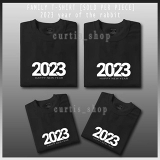 เสื้อยืด2023 happy new year design family tshirt