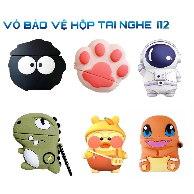 เคสป้องกันสุดน่ารักสําหรับหูฟังบลูทูธ i12, inpods 12 / i9 / i11 / airpods 1 / 2 - saka.shop99