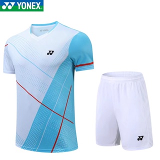 Yonex เสื้อกีฬาแบดมินตัน แขนสั้น ระบายอากาศ แห้งเร็ว สําหรับผู้ชาย ผู้หญิง 6242