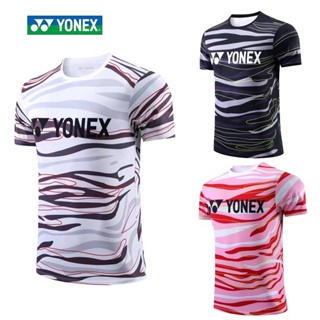 Yonex ใหม่ เสื้อยืดลําลอง แขนสั้น ระบายอากาศ แห้งเร็ว สําหรับผู้ชาย ผู้หญิง เหมาะกับการเล่นแบดมินตัน กีฬา 302