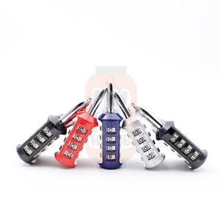MUSI.HOME【ราคาถูก】แม่กุญแจรหัส กุญแจรหัส ตั้งค่ารหัสผ่าน 4 ตัวเลข พกพาสะดวก แข็งแรง น้ำหนักเบา KD5