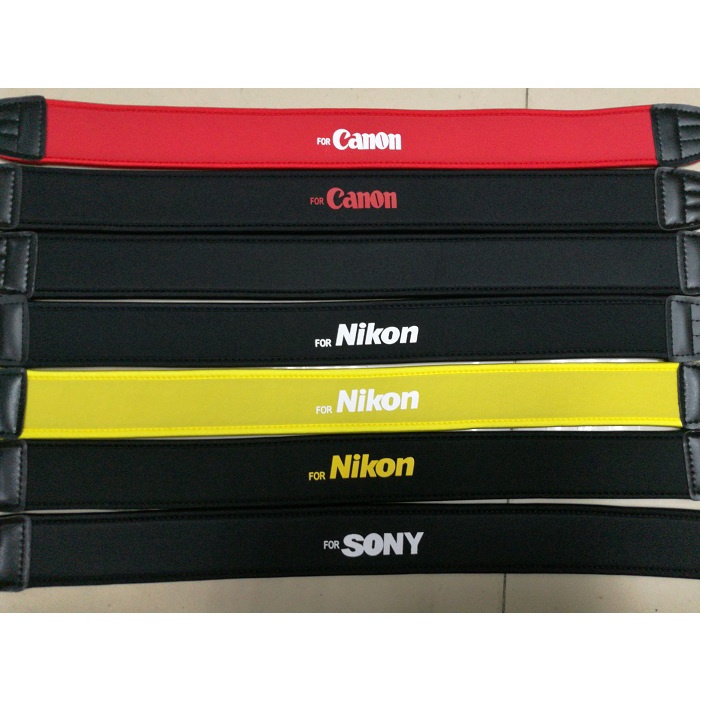 สายคล้องคอกล้อง สายกล้อง แบบนิ่ม ช่วยผ่อนแรง Strap for Canon Nikon Sony Fuji Olympus แคนนอน นิคอน