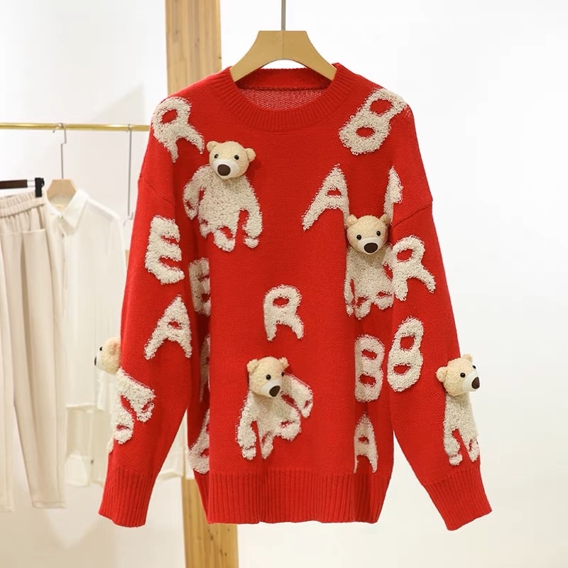 Beiiew เสื้อสวมลายหมีมาอีกแล้วอะแกร คือมีความเก๋ไปอีกกก แถมปักน้องหมีตัวเล็กๆน่ารักๆคือแบบ So Cute สุดๆ ไปฟาดเลยยย !! 💖🌦 - รูปที่ 7