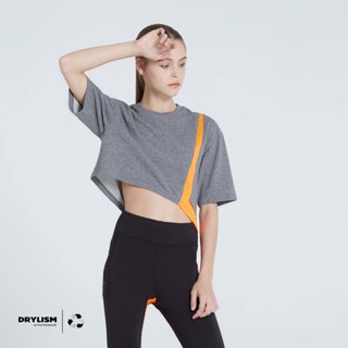 เสื้อครอปแขนสั้นหญิง UNBOUND รุ่น DOUBLE PLAY OVERSIZED CROP TOP