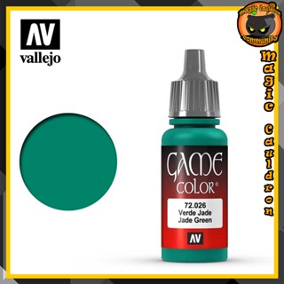 Jade Green 17ml. Vallejo Game Color สีอะคริลิคสูตรน้ำ