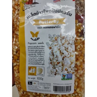 เมล็ดข้าวโพดป็อปคอร์น Popcorn 🍿 Butterfly 1kg