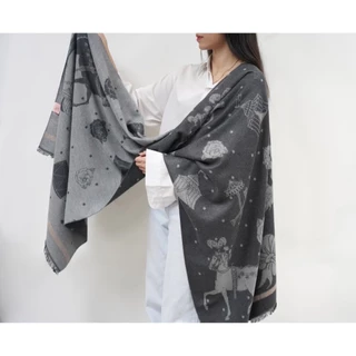 Kiss me doll ผ้าพันคอ/ผ้าคลุงไหล่ คอลเลคชั่น Fleece ลาย DayDream (ผ้าหนา) ขนาด 180 x 70 cm.