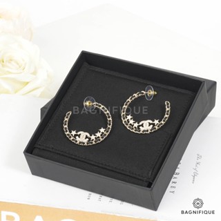 NEW CHANEL CIRCLE STAR DAIMOND BLACK SHW