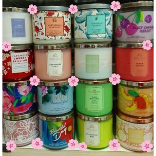 SALE สินค้าพร้อมส่ง Candle Bath&amp;BodyWorks เทียนหอมขนาดใหญ่3ไส้ บาธแอนด์บอดี้เวิร์ค *กรุณาอัดคลิปก่อนเปิดวีดีโอกล่องนะคะ*