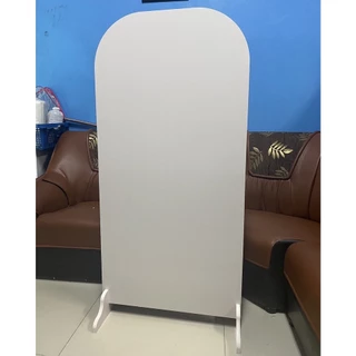 ฉากกั้นห้องเเบบทึบโค้ง กว้าง60xสูง120Cm.พร้อมขาตั้ง