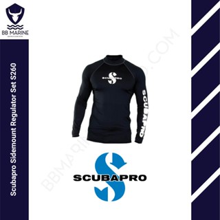 BBMarine เสื้อเว็ทสูทดำน้ำ Scubapro Rashguard Black Ls Men UPF 50