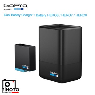 GoPro Dual Battery Charger + Battery for HERO8 Black/HERO7 Black/HERO6 Black