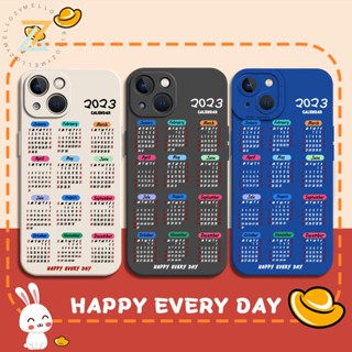 Zymello เคส OPPO Reno8 Z 5G Reno 8 5G Reno7 Z 5G Reno 7 5G Reno6 Z 5G Reno 6 5G Reno 4 Reno 5 Reno 4F Reno 5Fเคสโทรศัพท์ซิลิโคนแฟชั่น 2023 ปฏิทิน