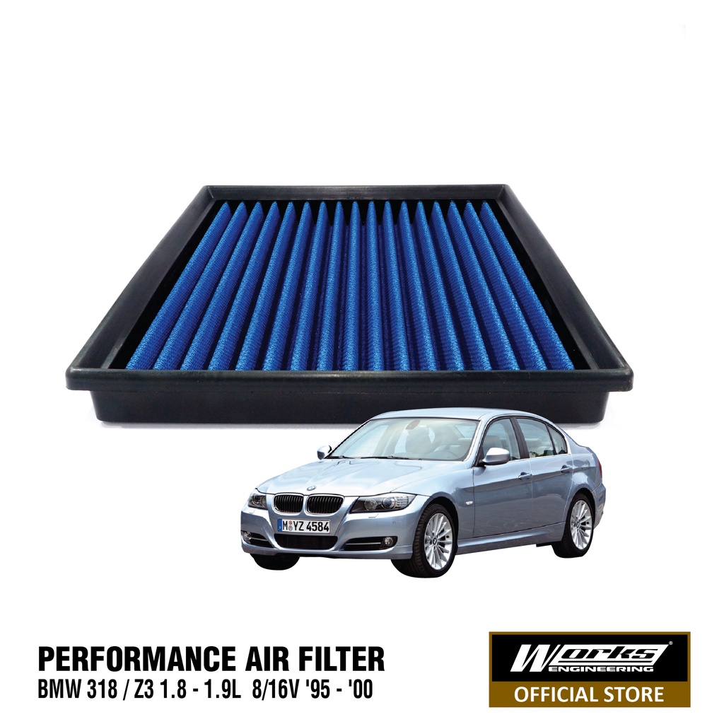 BMW 318 / Z3 1.8 - 1.9 /E36 - Works Engineering Performance Drop In Air Filter
