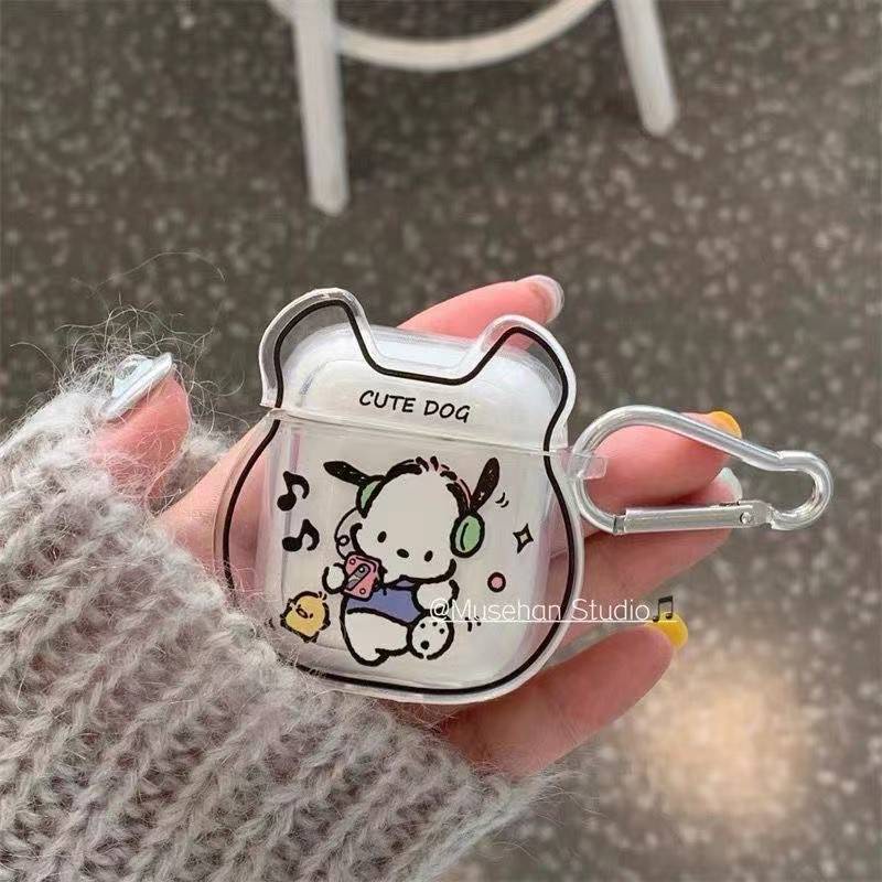 M2 หูฟังป้องกันกรณี WM01 Baseus w12/W04 ไร้สายบลูทูธ e3 หูฟัง e8 น่ารัก Pacha สุนัข s1/e9