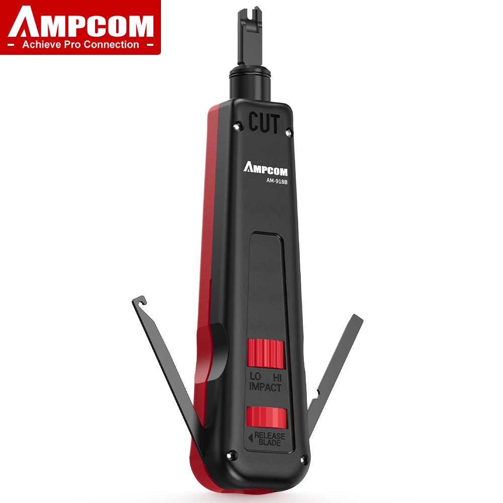 AMPCOM เครื่องปั๊นดาวน์, ชนิด 110, เครื่องมือสายเคเบิลหลายประเภท สำหรับเครื่องมือแทรมิเนลโทรศัพท์เพื่อการแทรมิเนลของสัญญาณสำหรับแพทช์พาแนล – โปรปัง