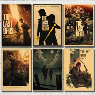 แผ่นป้ายโลหะดีบุก ลายเกม The Last of Us สําหรับตกแต่งผนังบ้าน