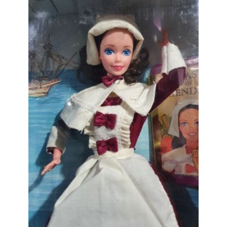 1994 Mattel Pilgrim Barbie #12577 Brunette Special Edition American Stories **กล่องไม่สวย**