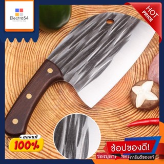 ปังตอปลายโค้ง curved cleaver สันหนา คมสับกระดูก