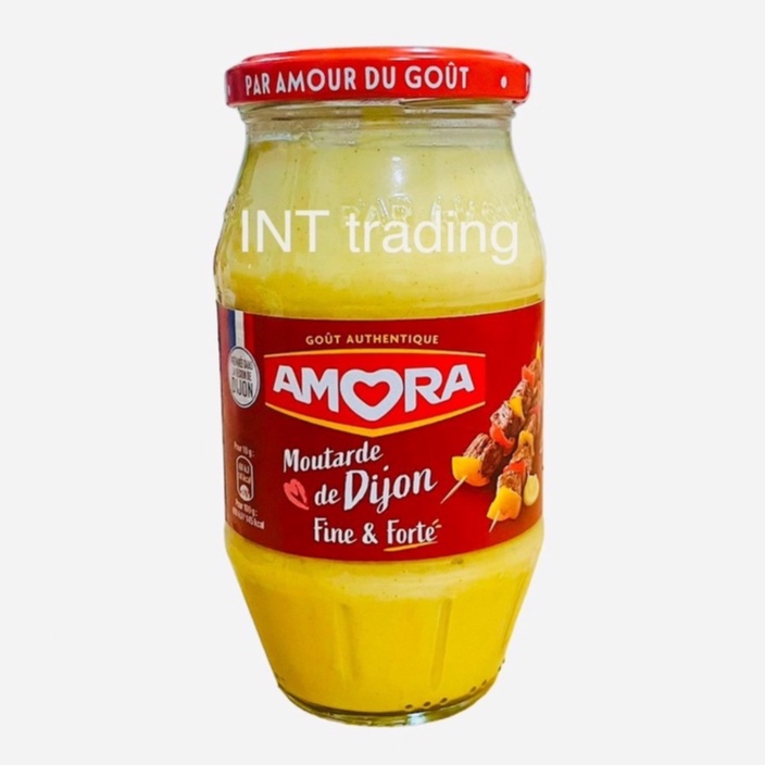 AMORA Dijon Mustard 430g อโมรา ดิจองมัสตาร์ด ขนาด 430 กรัม *ออกใบกำกับภาษีแจ้งได้