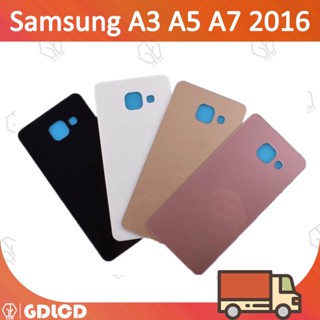 ฝาหลัง Samsung Galaxy A3 A5 A7 2016 A310 A510 A710 ฝาครอบแบตเตอรี่ด้านหลัง สําหรับ