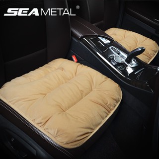 SEAMETAL เบาะรองนั่งในรถ เบาะนั่งนุ่มสบาย ความอบอุ่นในฤดูหนาว ความสะดวกสบาย เบาะรองนั่งในรถ เบาะรองที่นั่งในรถยนต์ เบาะรองที่นั่ง หุ้มเบาะรถยนต์